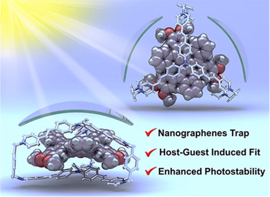 TOC Graphic for A contorted nanographene shelter