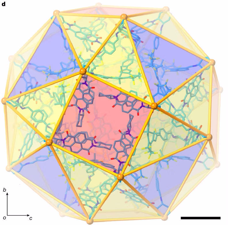 TOC Graphic for Dynamic supramolecular snub cubes